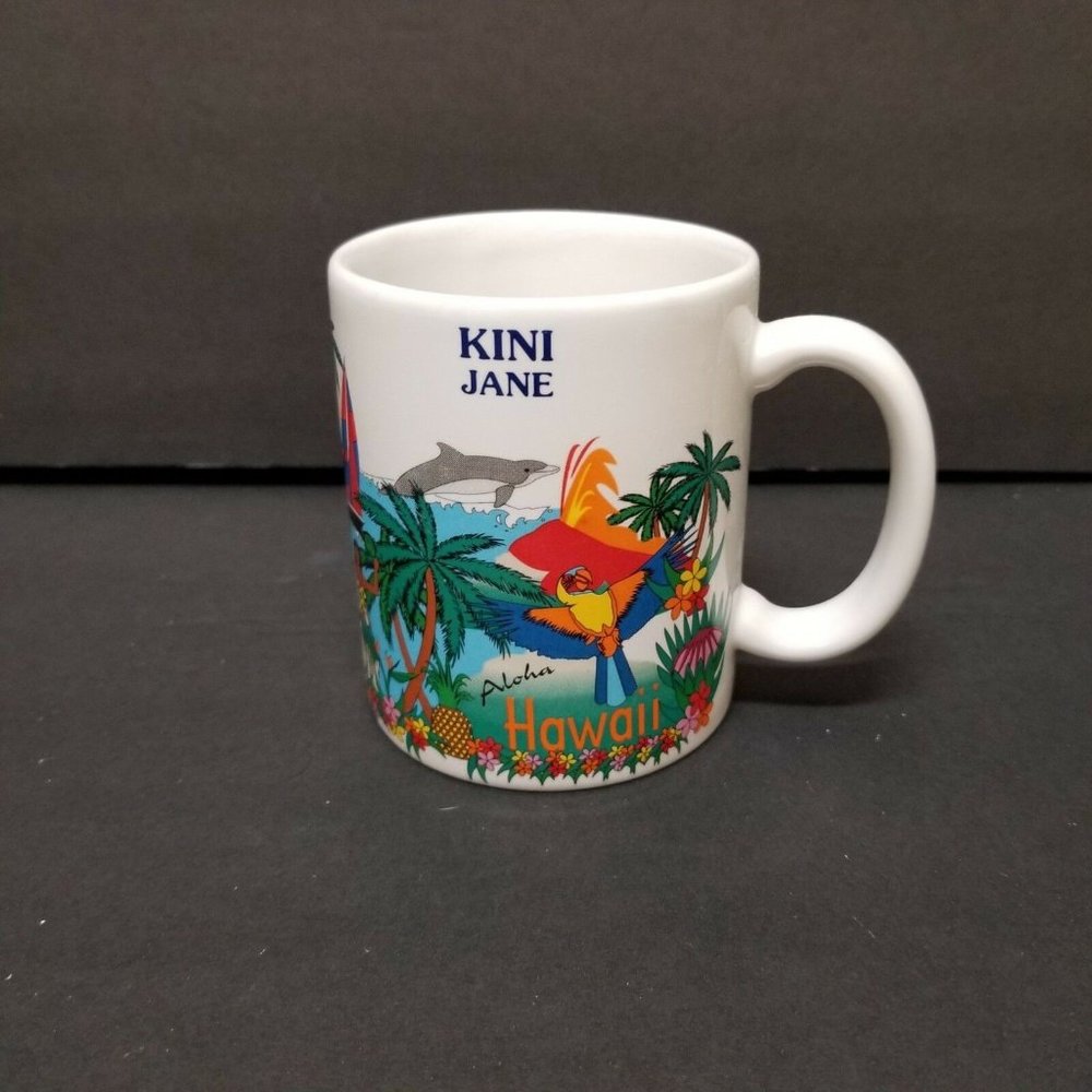 Coffee Cup Mug Graphic Aloha Hawaii Personalized
